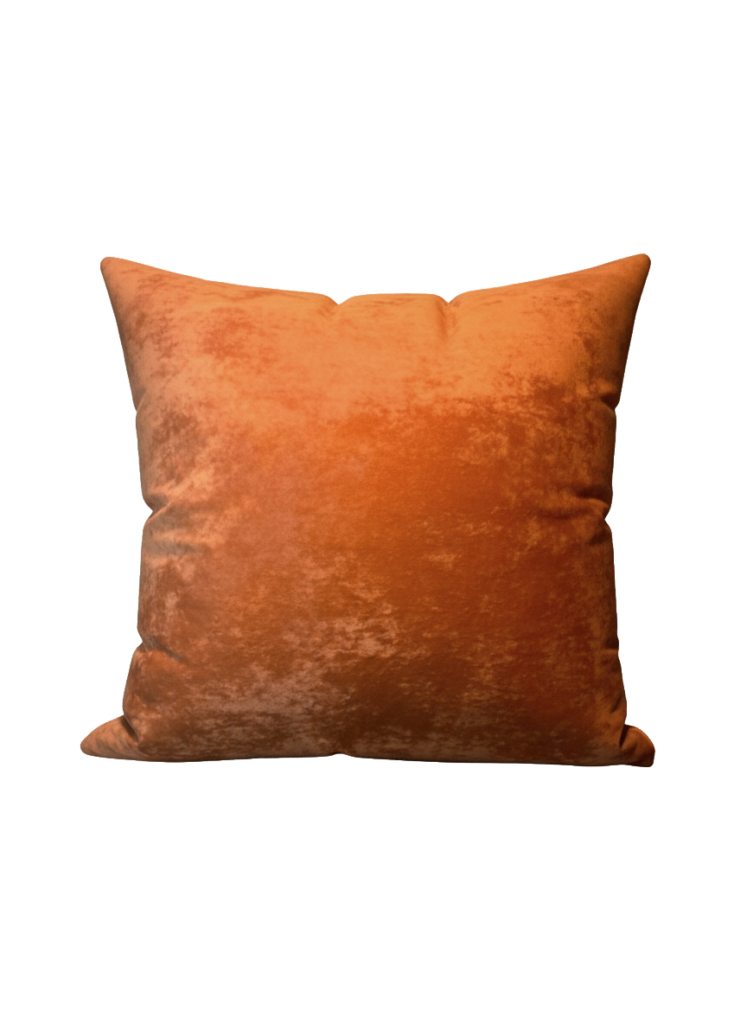 Rust Chenille Lumbar — craftsmanship detail