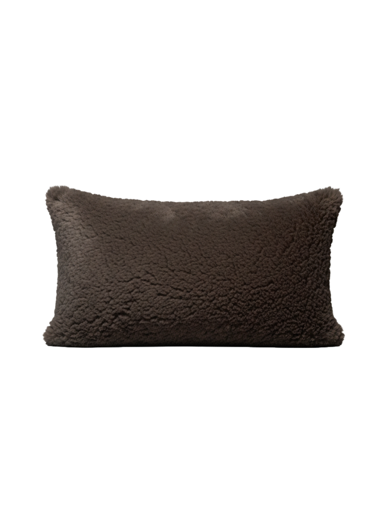 Cocoa Shag Lumbar — craftsmanship detail